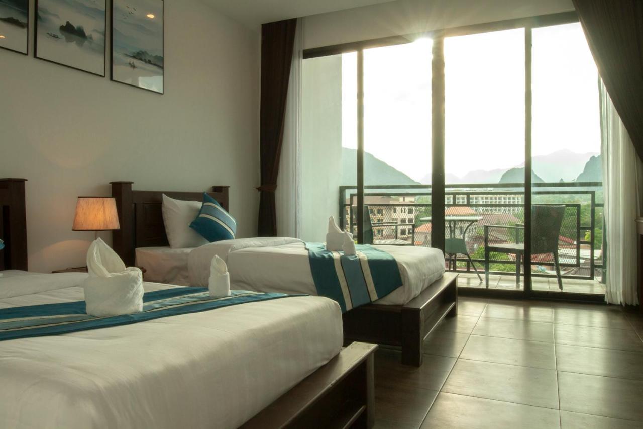Vang Vieng Topview Hotel Esterno foto