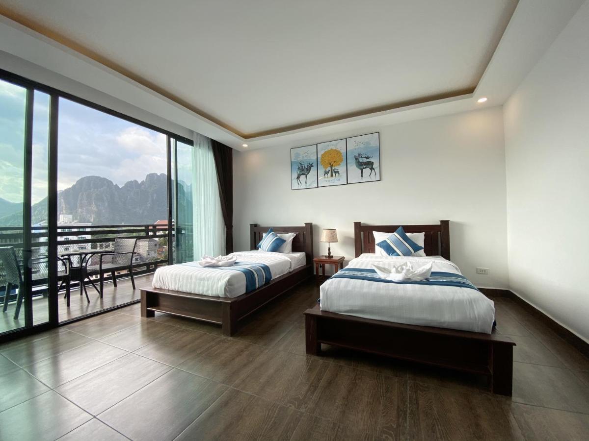 Vang Vieng Topview Hotel Esterno foto